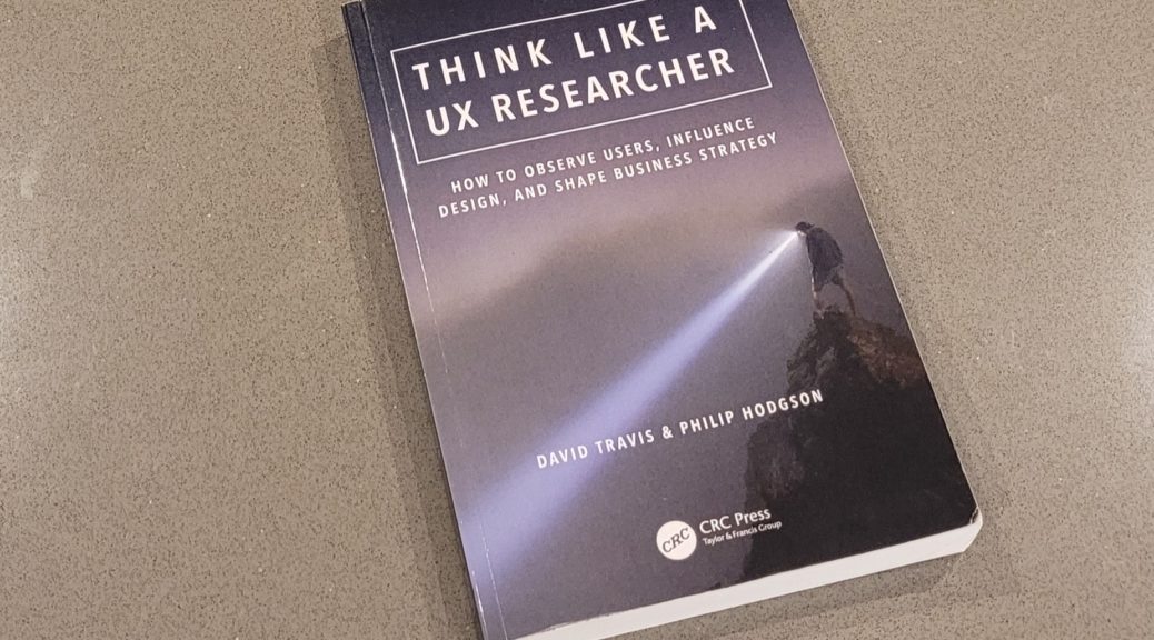 Capa do livro Think Like a UX Researcher